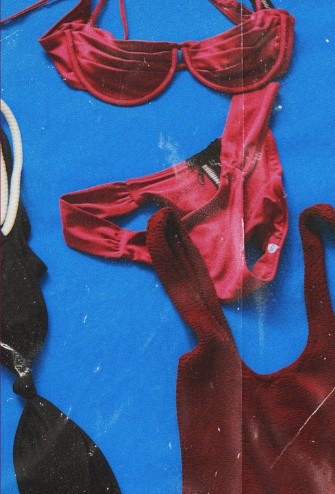 Swimwear print design styling
