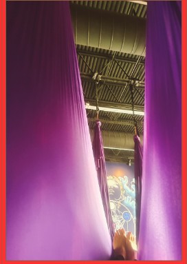 Aerial yoga silks