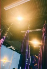 Aerial yoga studio
